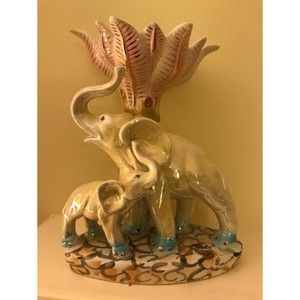 Italy italian Elephant Sculpture Vase Italy